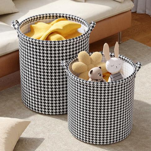 Round Foldable Laundry Basket