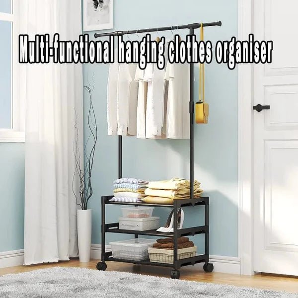 3-layer attachable cloth rack - All-In-One Store