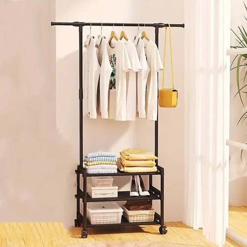 3-layer attachable cloth rack - All-In-One Store