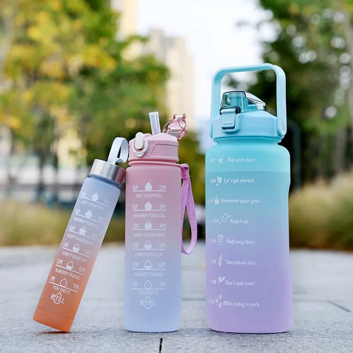 3 Pcs Sports Water Bottle - All-In-One Store