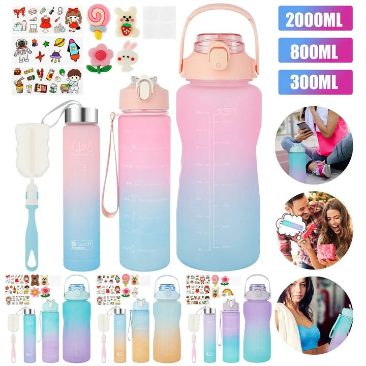 3 Pcs Sports Water Bottle - All-In-One Store