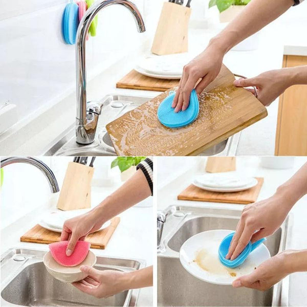 4 Pcs Set Silicone Sponge Set - All-In-One Store