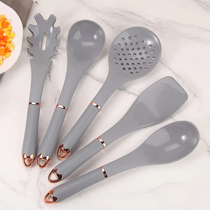 6 PCS Silicone Kitchen Utensils Set - All-In-One Store