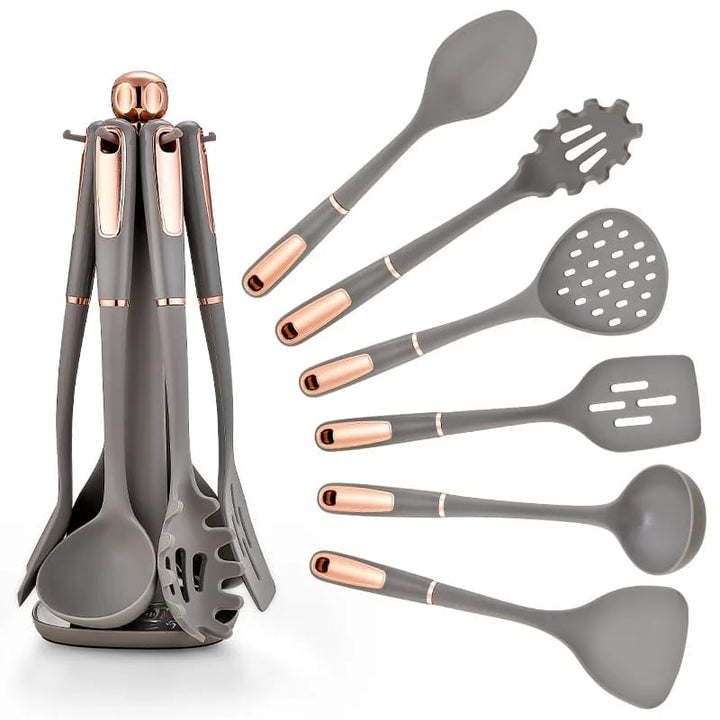 6 PCS Silicone Kitchen Utensils Set - All-In-One Store