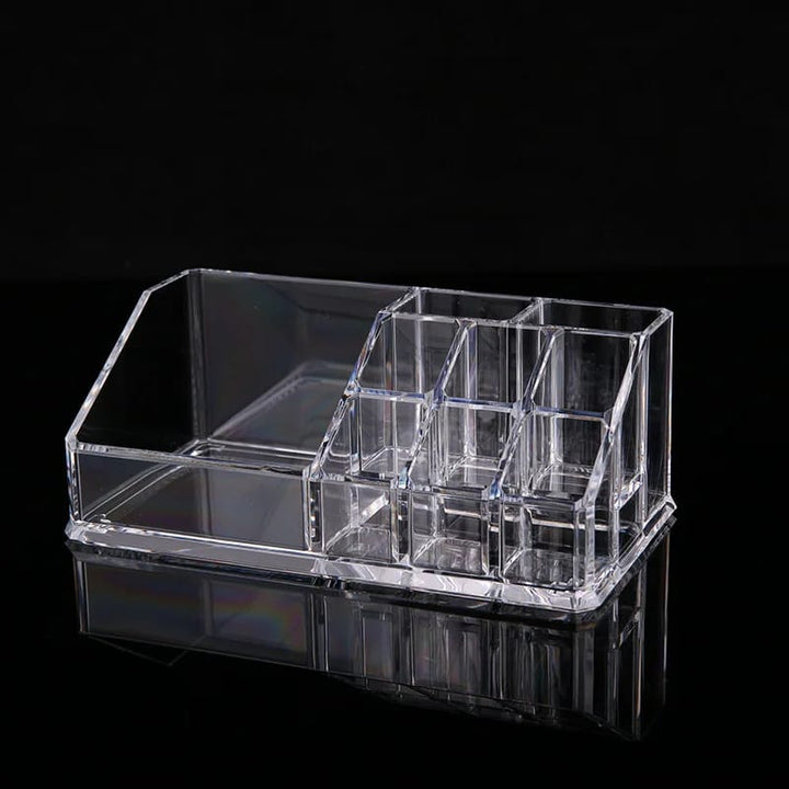 9 Grid Acrylic Makeup Organizer Storage Box - All-In-One Store