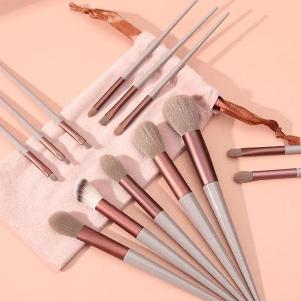 13-Piece Soft Makeup Brush Set