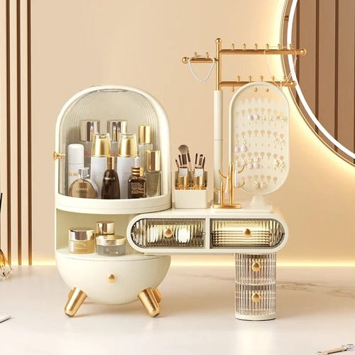 Countertop portable cosmetic organizer