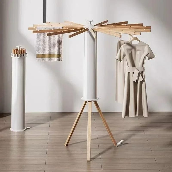 Foldable cloth drying rack