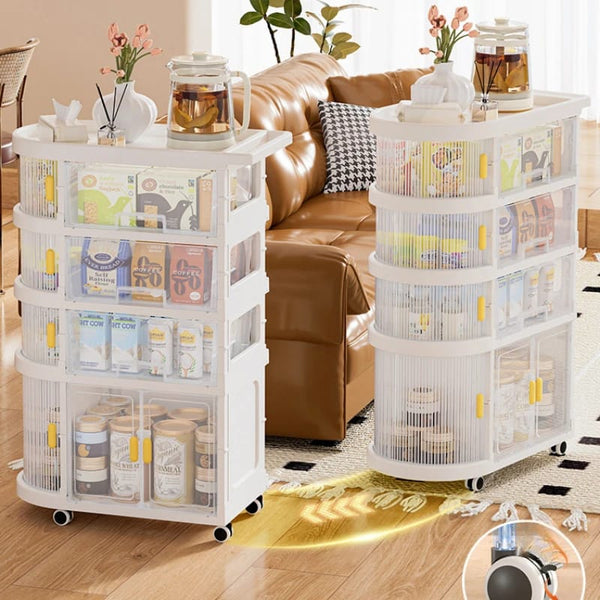 4 Tiered Baby Supplies Storage Folding Trolley