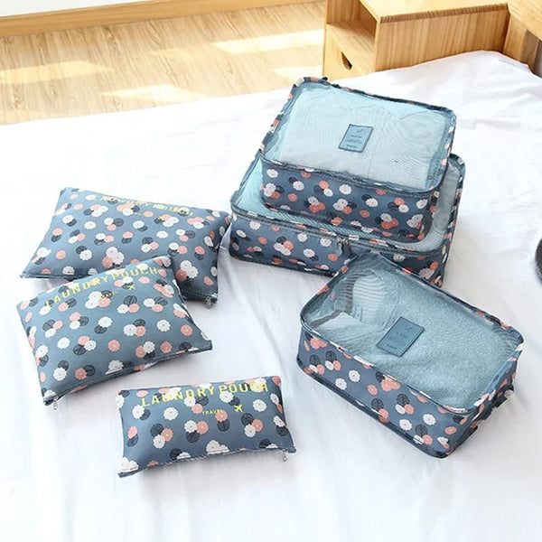 Printed Travel Bag 6pcs