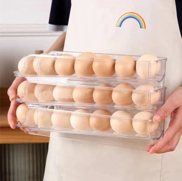 Acrylic Rolling Egg Box - All-In-One Store