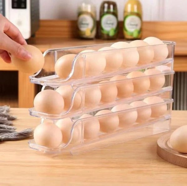 Acrylic Rolling Egg Box - All-In-One Store