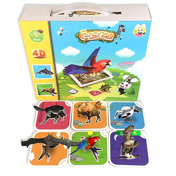 AR animated cards - Animal theme (68 cards) - All-In-One Store