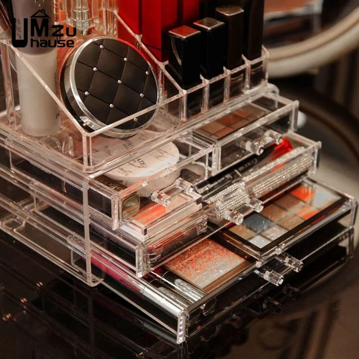 Clear Cosmetic Storage Box - All-In-One Store