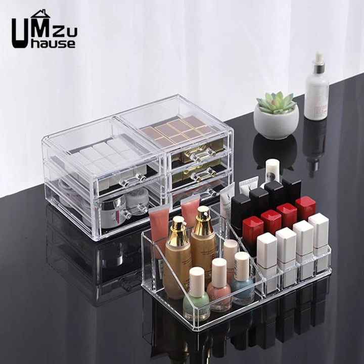 Clear Cosmetic Storage Box - All-In-One Store