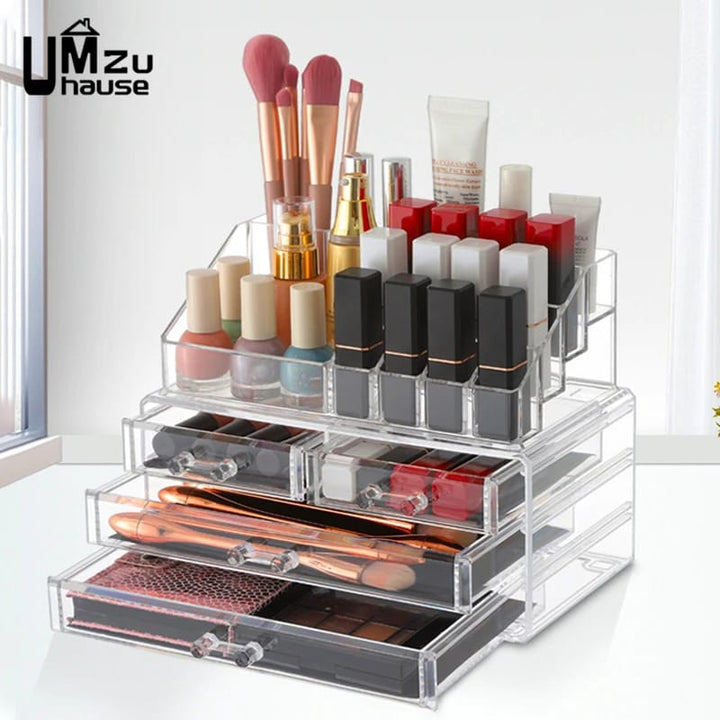 Clear Cosmetic Storage Box - All-In-One Store