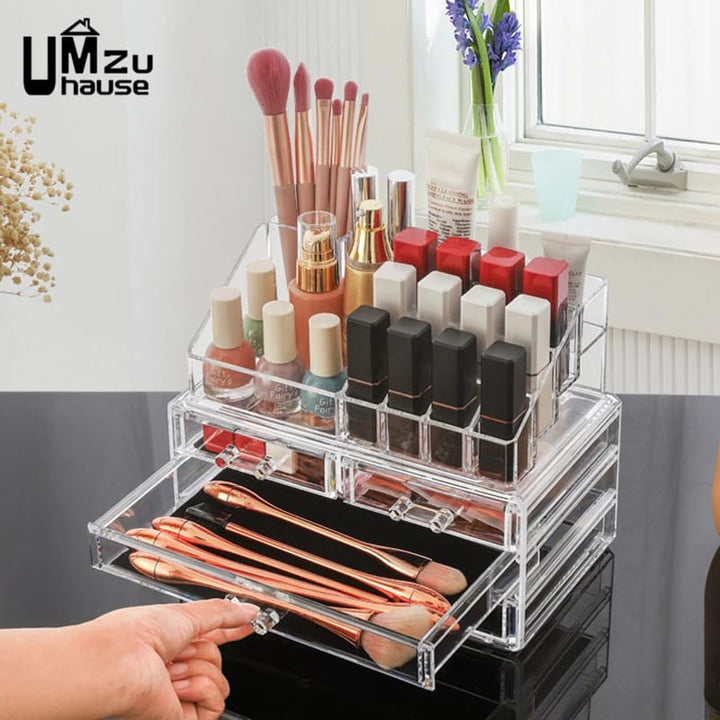 Clear Cosmetic Storage Box - All-In-One Store