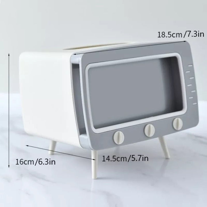Creative 2 in 1 tv tissue box - All-In-One Store