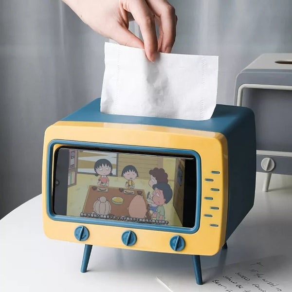 Creative 2 in 1 tv tissue box - All-In-One Store