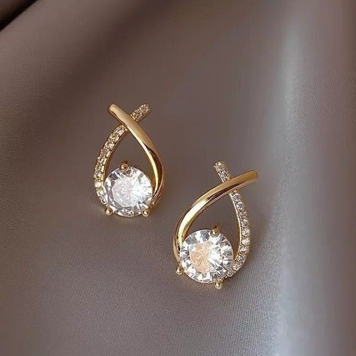 Diamond Cross Earrings - All-In-One Store