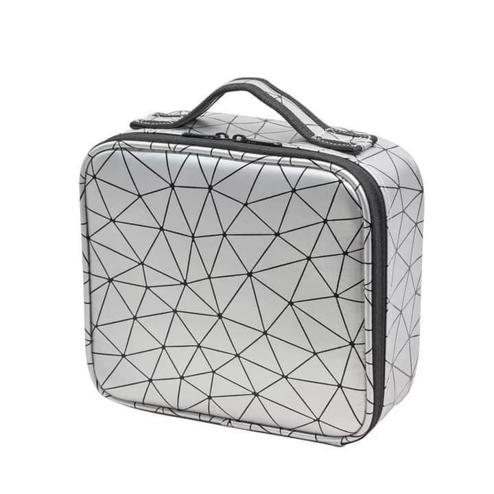 Diamond Pu Travel Cosmetic Bag - Large - All-In-One Store