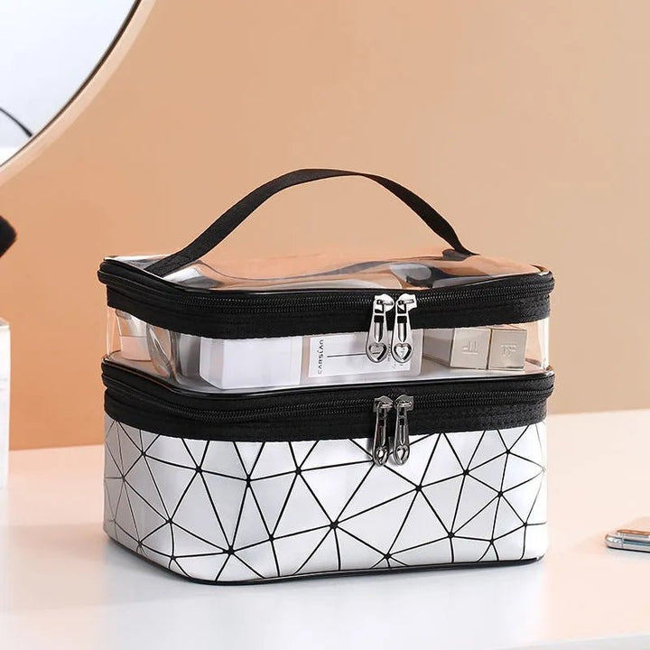 Double layers cosmetic bag - All-In-One Store