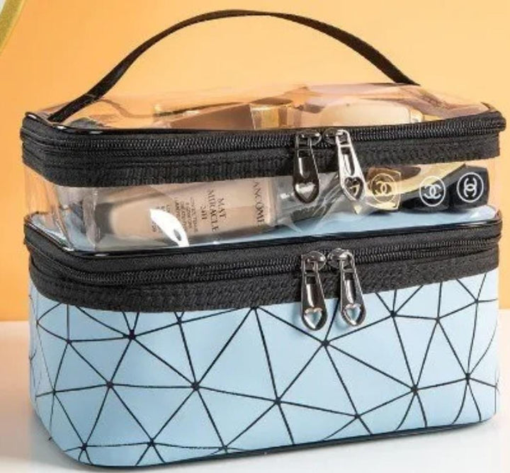 Double layers cosmetic bag - All-In-One Store