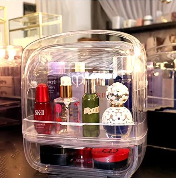 Dustproof Transparent Cosmetic Organizer - All-In-One Store