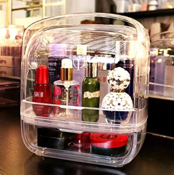 Dustproof Transparent Cosmetic Organizer - All-In-One Store