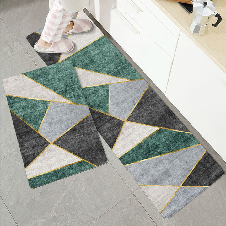 Elegant super absorbent Floor mat pack of Big & small - All-In-One Store