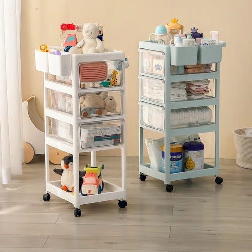 Essential Baby Supplies Trolley - 4 Layers - All-In-One Store