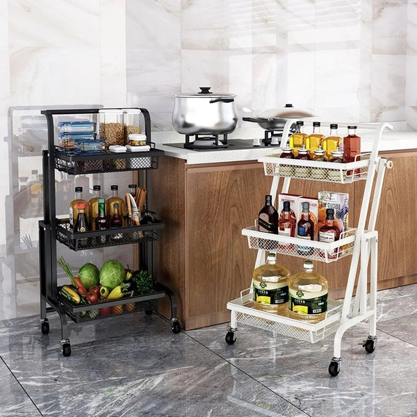 Flat Metal Trolley - 180 degree - All-In-One Store