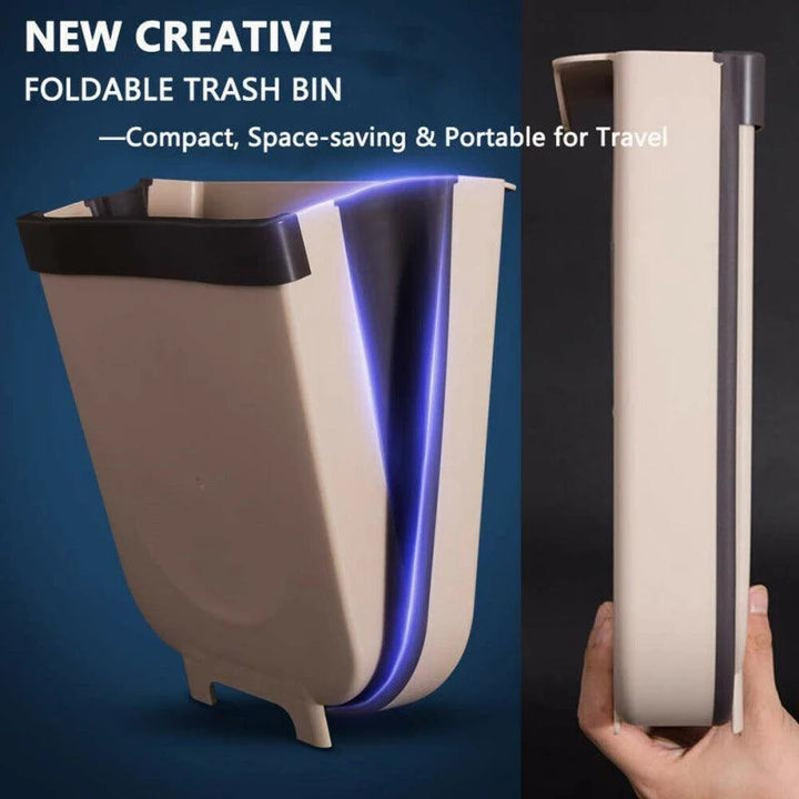 Foldable Cabinet Dustbin - All-In-One Store