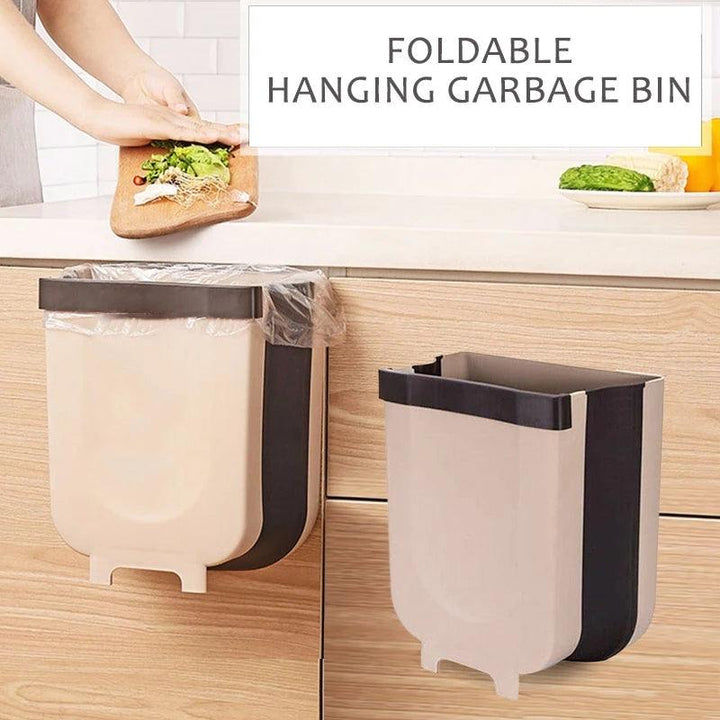 Foldable Cabinet Dustbin - All-In-One Store