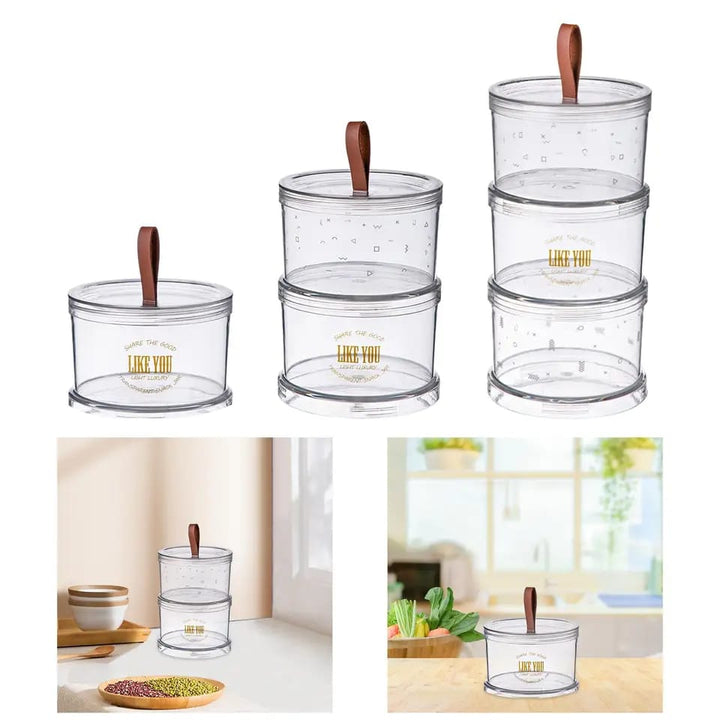 Food Storage Jar With Lid - All-In-One Store