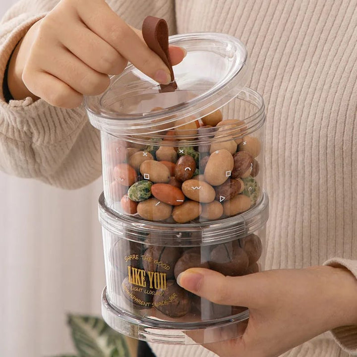 Food Storage Jar With Lid - All-In-One Store