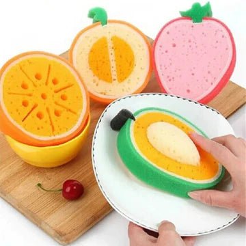 Fruit Shaped Dish Washing Sponge - All-In-One Store