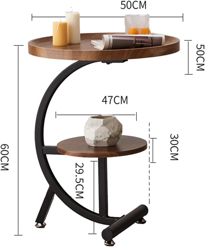 Home Round Sofa Side Table - All-In-One Store