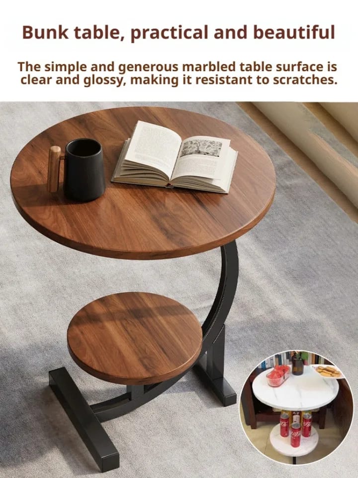 Home Round Sofa Side Table - All-In-One Store