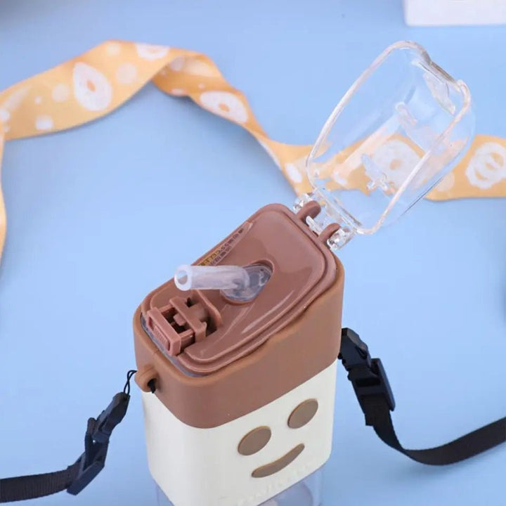 Ice Cream Water Bottle With Straw - All-In-One Store