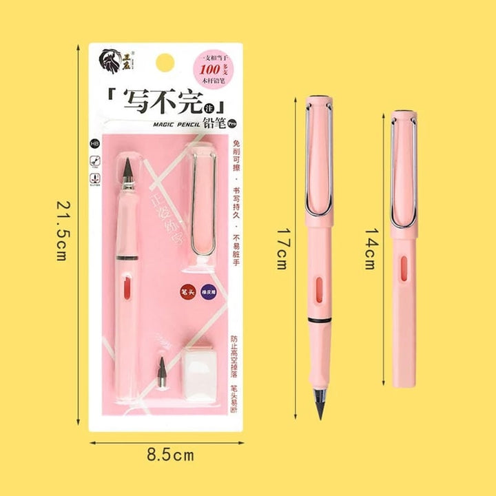 Inkless Pencil With Extra Nip And Eraser - All-In-One Store