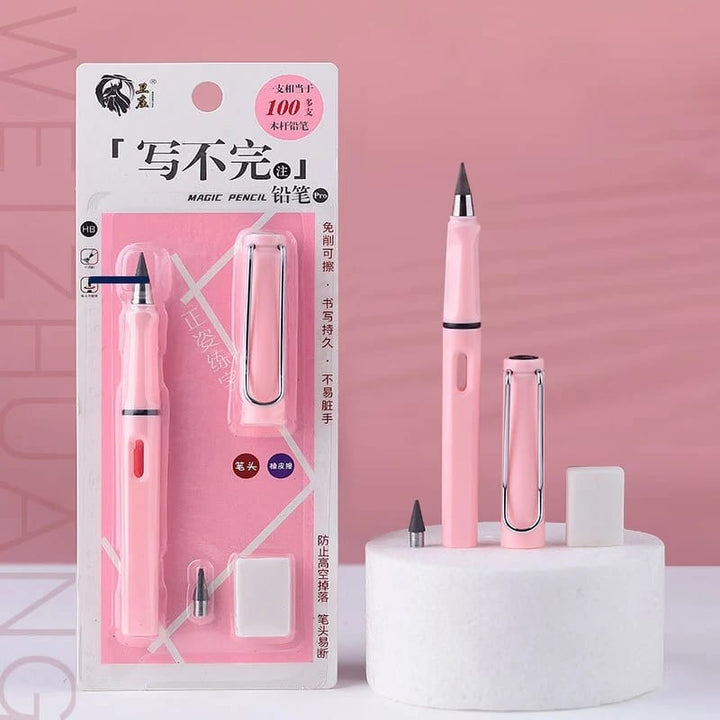 Inkless Pencil With Extra Nip And Eraser - All-In-One Store