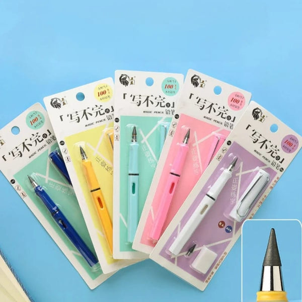 Inkless Pencil With Extra Nip And Eraser - All-In-One Store