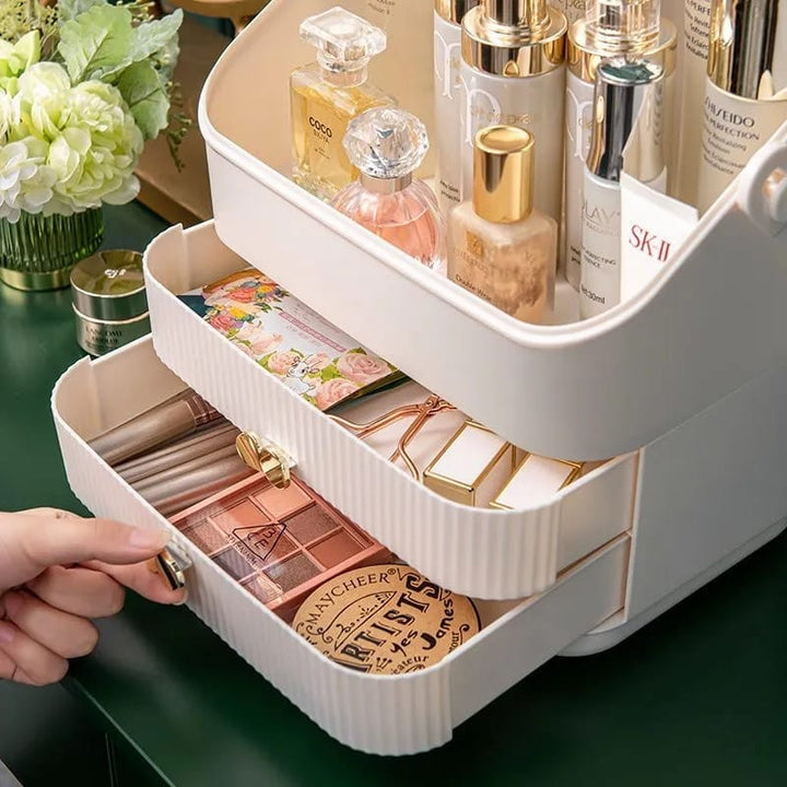 Makeup & Cosmetic Caddy With Drawers - All-In-One Store