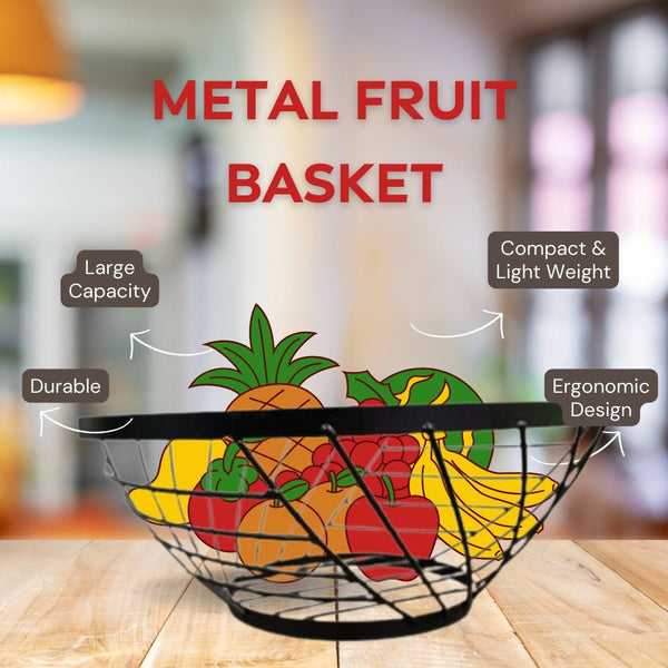 Metal Fruit Basket - All-In-One Store