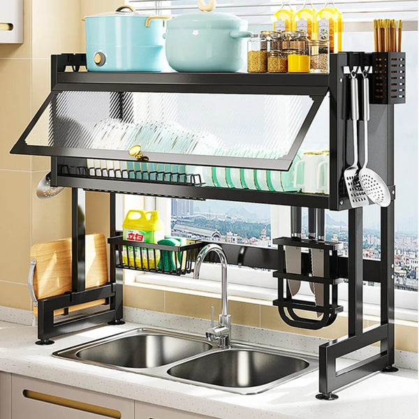 Multifunction Expandable Over Sink Rack - All-In-One Store