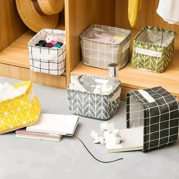 Non Woven Foldable Storage Basket - All-In-One Store