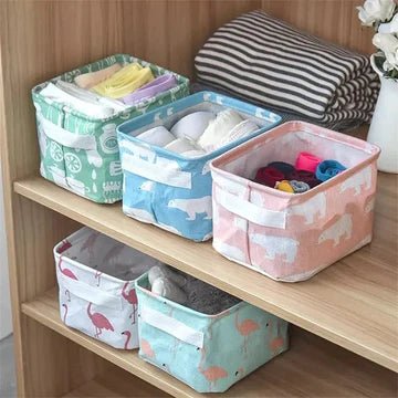 Non Woven Foldable Storage Basket - All-In-One Store