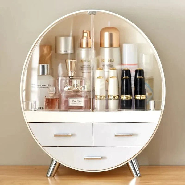 Oval Shaped Cosmetic organizer - All-In-One Store