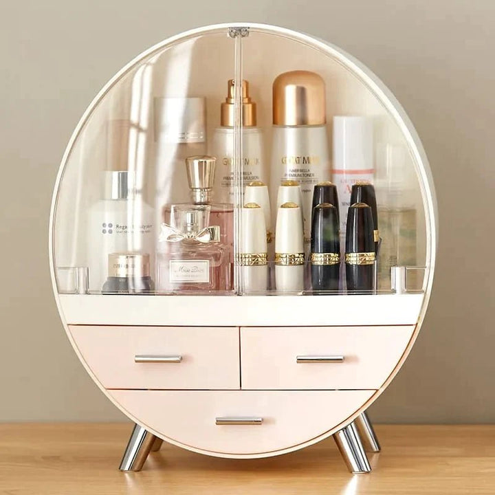Oval Shaped Cosmetic organizer - All-In-One Store